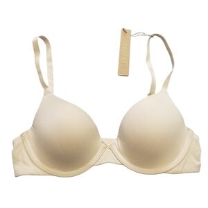 Skims Fits Everybody Tshirt Demi Bra Sand Tan 32A NWT